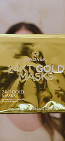24K Gold Collagen Mask Trio – Face, Eyes & Lips-8