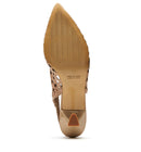 La Canadienne Slingback Woven Leather Pump-5