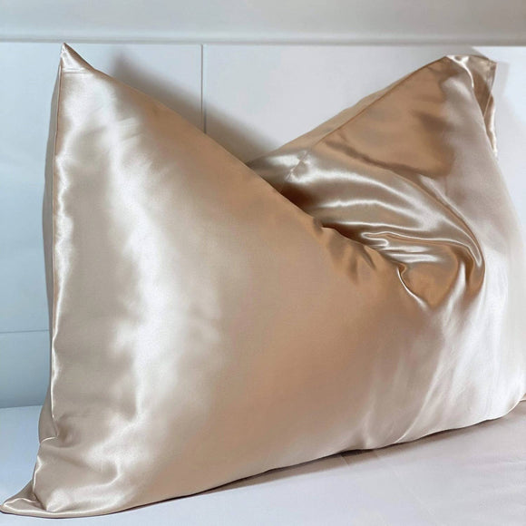 Queen Organic Silk Pillowcase - Champagne - My Filosophy