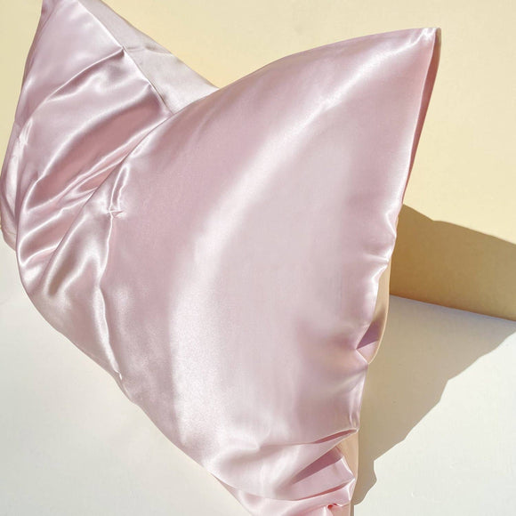 Queen Organic Silk Pillowcase - Pink - My Filosophy