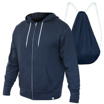 Quick Flip Hero Hoodie Liteweight UNISEX Full Zip - My Filosophy