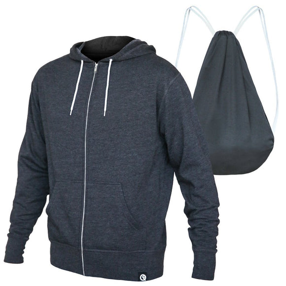 Quick Flip Hero Hoodie Liteweight UNISEX Full Zip - My Filosophy
