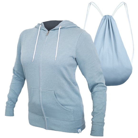 Quick Flip Hero Hoodie Women's Lite Full Zip - My Filosophy