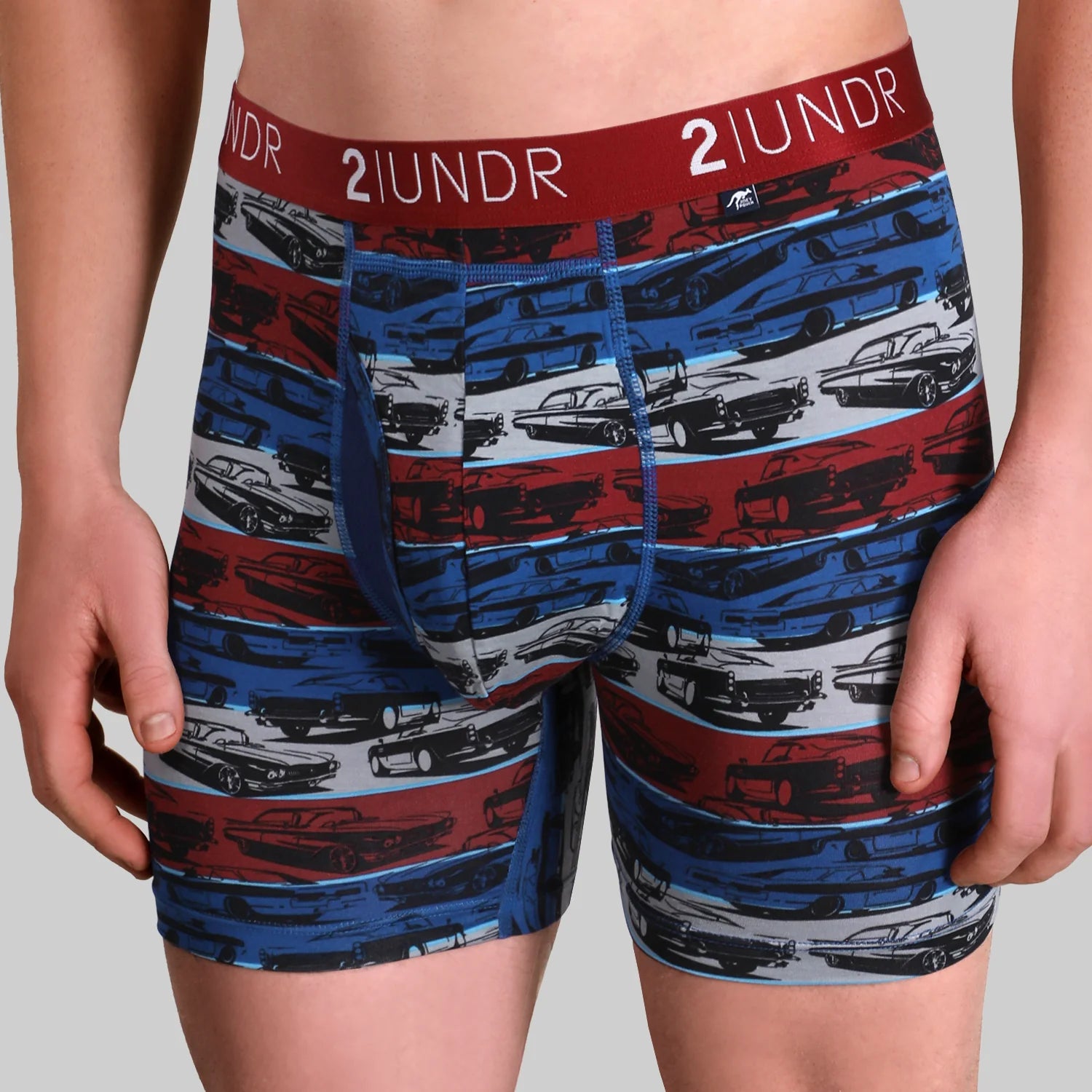 2Undr Swing Shift Boxer Brief Prints - Race Pace - 0