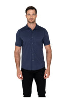 Raffi All Year Round Aqua Cotton Short Sleeve Button up RW22210 - My Filosophy