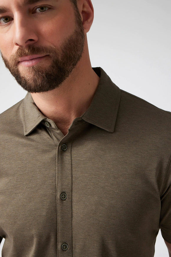 Raffi All Year Round Aqua Cotton Short Sleeve Button up RW22210 - My Filosophy