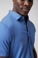 Raffi All Year Round Aqua Cotton Short Sleeve Button up RW22210 - My Filosophy