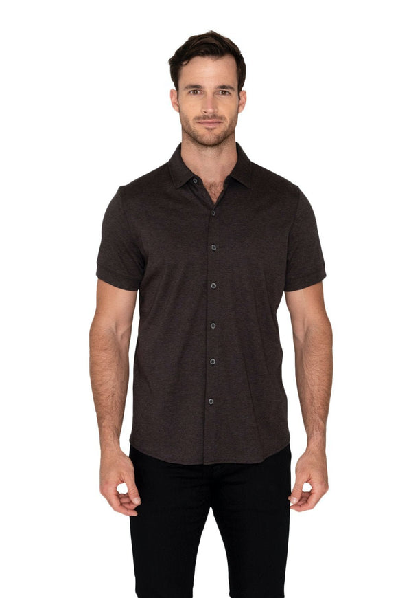 Raffi All Year Round Aqua Cotton Short Sleeve Button up RW22210 - My Filosophy