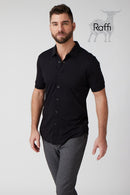 Raffi All Year Round Aqua Cotton Short Sleeve Button up RW22210 - My Filosophy