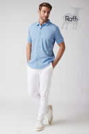 Raffi All Year Round Aqua Cotton Short Sleeve Button up RW22210 - My Filosophy