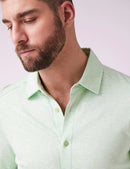 Raffi All Year Round Aqua Cotton Short Sleeve Button up RW22210 - My Filosophy