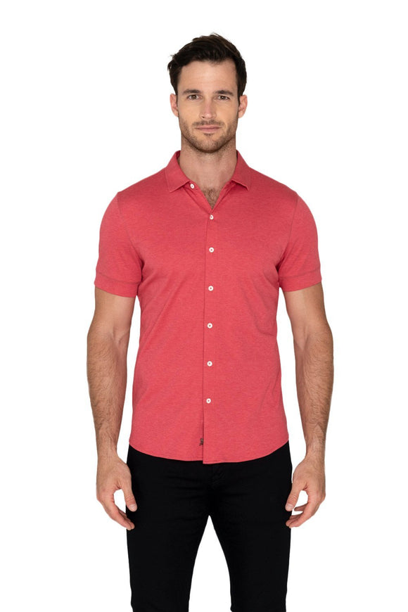 Raffi All Year Round Aqua Cotton Short Sleeve Button up RW22210 - My Filosophy