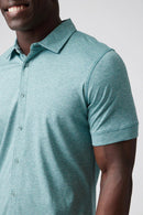 Raffi All Year Round Aqua Cotton Short Sleeve Button up RW22210 - My Filosophy