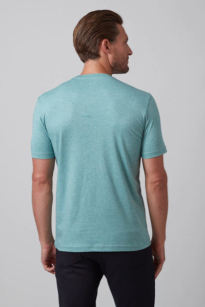 Raffi All Year Round Must Have Crew Neck Aqua Cotton Tee - My Filosophy