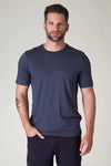 Raffi All Year Round Must Have Crew Neck Aqua Cotton Tee - My Filosophy