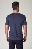 Raffi All Year Round Must Have Crew Neck Aqua Cotton Tee - My Filosophy