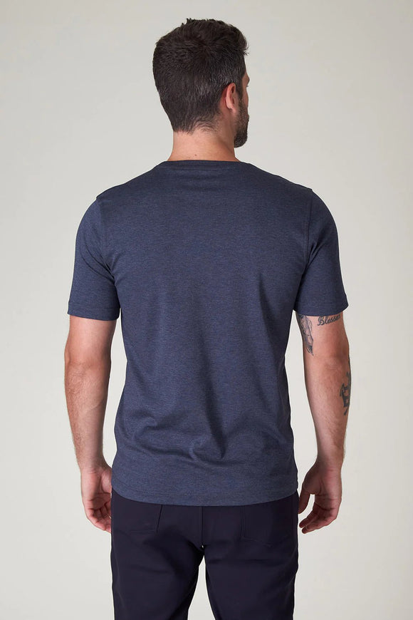 Raffi All Year Round Must Have Crew Neck Aqua Cotton Tee - My Filosophy