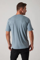 Raffi All Year Round Must Have Crew Neck Aqua Cotton Tee - My Filosophy