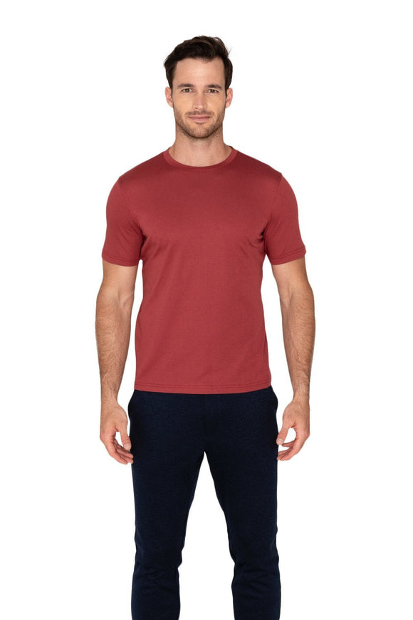 Raffi All Year Round Must Have Crew Neck Aqua Cotton Tee - My Filosophy