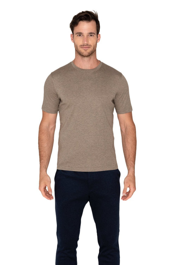 Raffi All Year Round Must Have Crew Neck Aqua Cotton Tee - My Filosophy