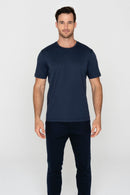 Raffi All Year Round Must Have Crew Neck Aqua Cotton Tee - My Filosophy