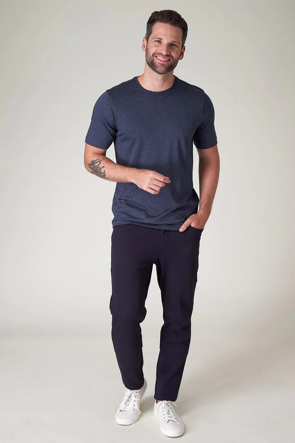 Raffi All Year Round Must Have Crew Neck Aqua Cotton Tee - My Filosophy