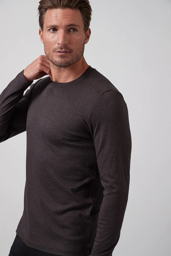 Raffi Aqua Cotton Long Sleeve Crew - My Filosophy