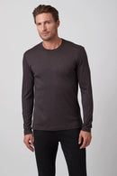 Raffi Aqua Cotton Long Sleeve Crew - My Filosophy