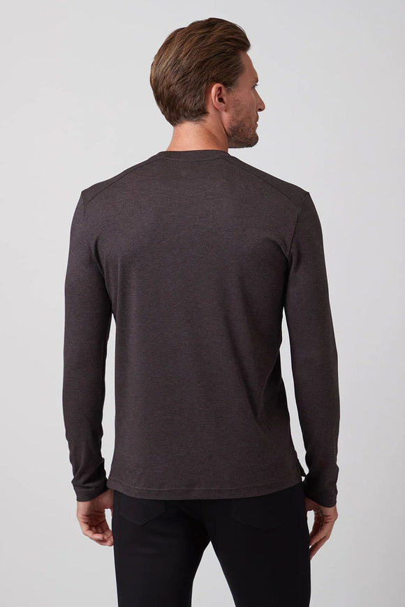 Raffi Aqua Cotton Long Sleeve Crew - My Filosophy