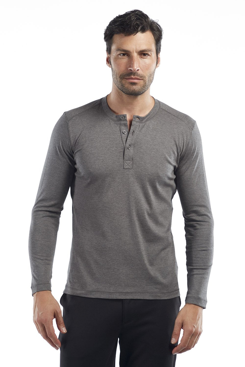 Raffi Long Sleeve 3 Button Henley - My Filosophy