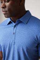 Raffi Must Have Aqua Three Button Polo Short Sleeve RW22206 - My Filosophy