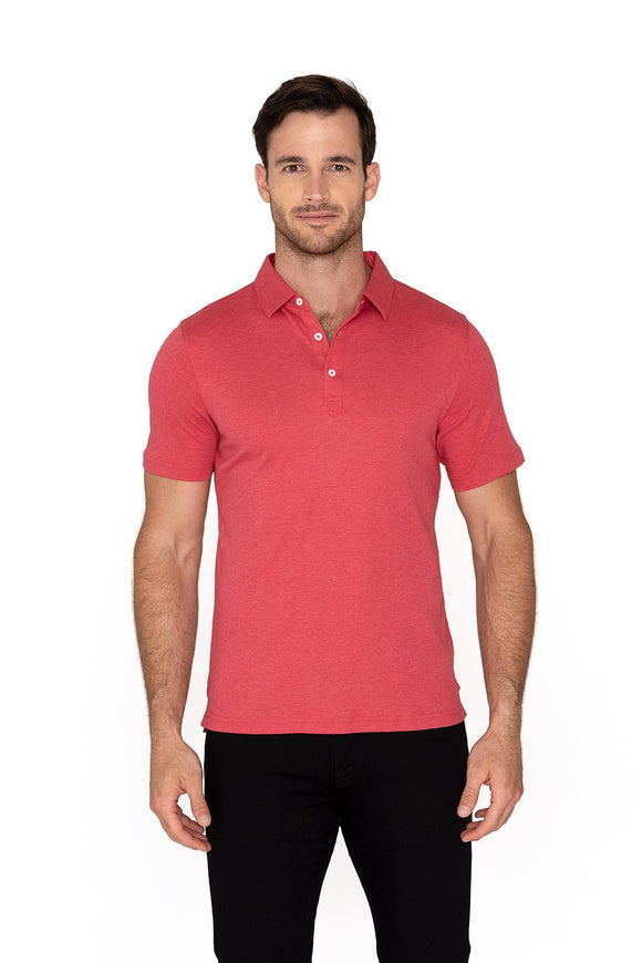 Raffi Must Have Aqua Three Button Polo Short Sleeve RW22206 - My Filosophy