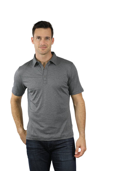 Raffi Must Have Aqua Three Button Polo Short Sleeve RW22206 - My Filosophy