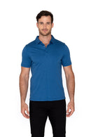 Raffi Must Have Aqua Three Button Polo Short Sleeve RW22206 - My Filosophy