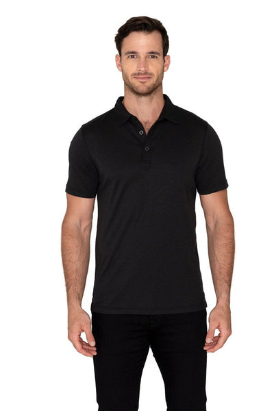 Raffi Must Have Aqua Three Button Polo Short Sleeve RW22206 - My Filosophy