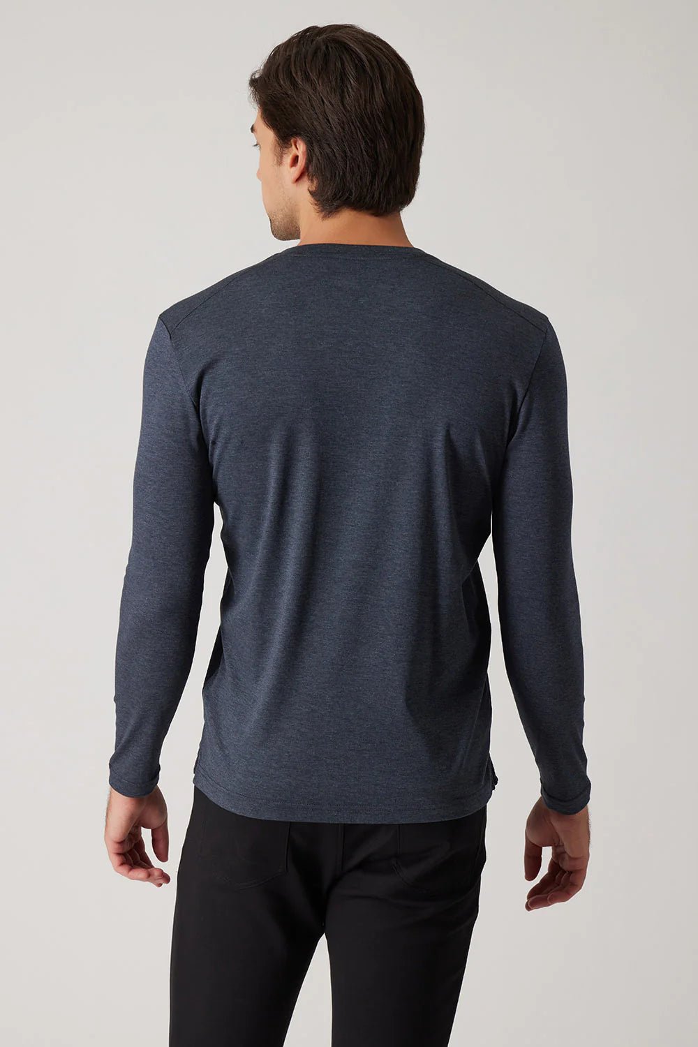 Raffi Pure Aqua Cotton Long Sleeve Classic V-Neck - The Miles - My Filosophy