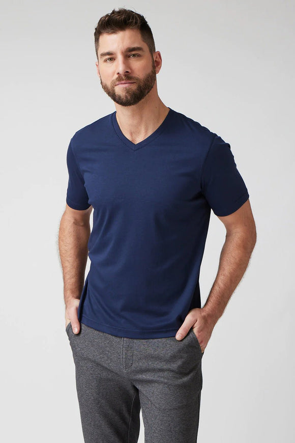 Raffi SS Pure Aqua Basic All Year Round Must Have VNeck Tshirts - RW22201 - My Filosophy