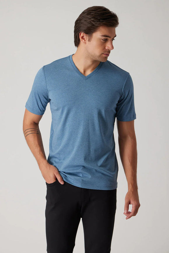Raffi SS Pure Aqua Basic All Year Round Must Have VNeck Tshirts - RW22201 - My Filosophy