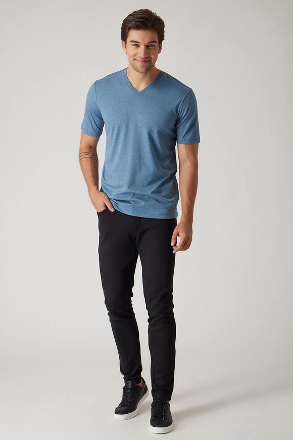 Raffi SS Pure Aqua Basic All Year Round Must Have VNeck Tshirts - RW22201 - My Filosophy