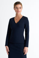 Shan Long Sleeve V-Neck Shirt - My Filosophy
