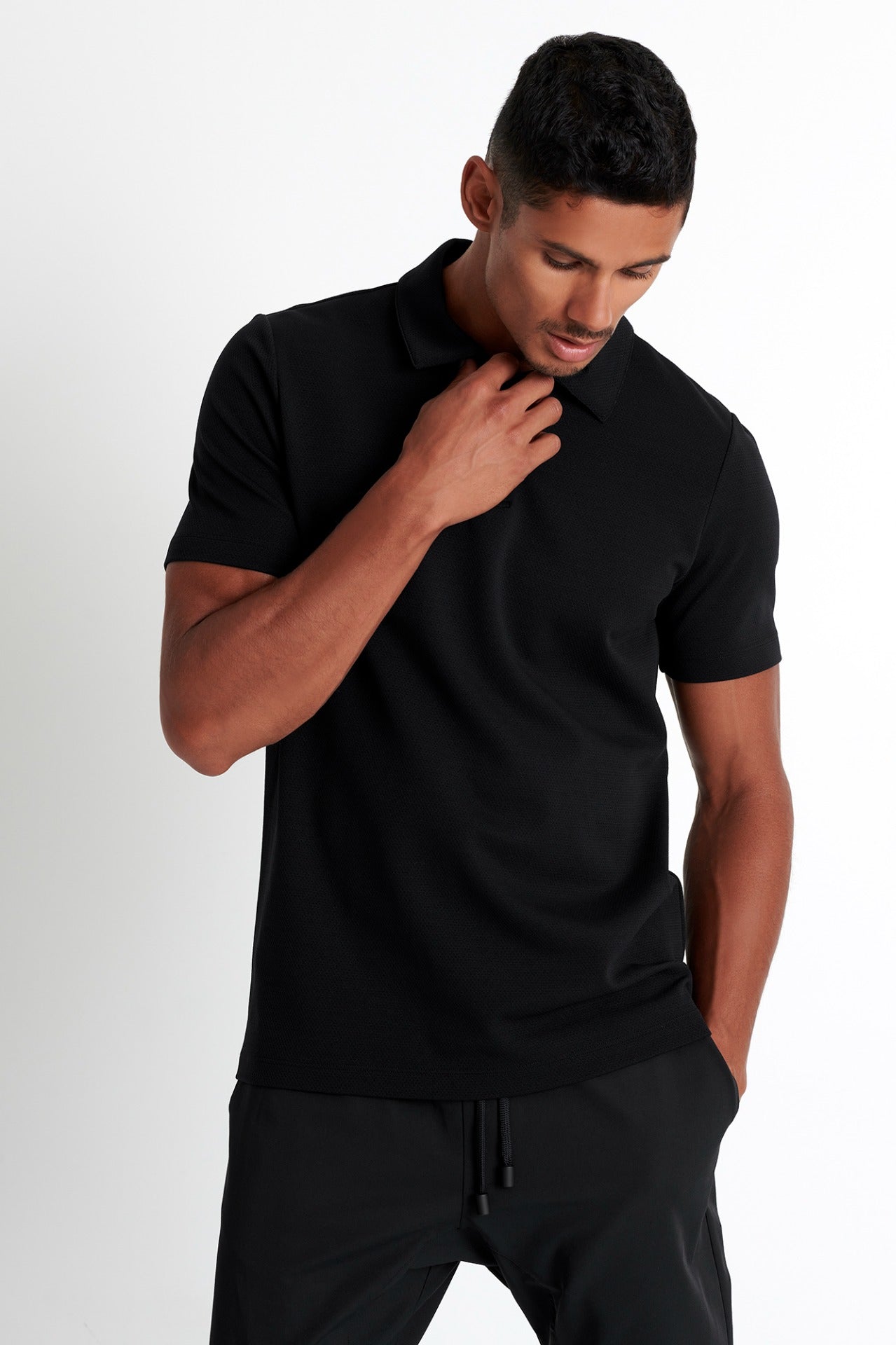 Shan Mens Textured Jersey Polo - My Filosophy