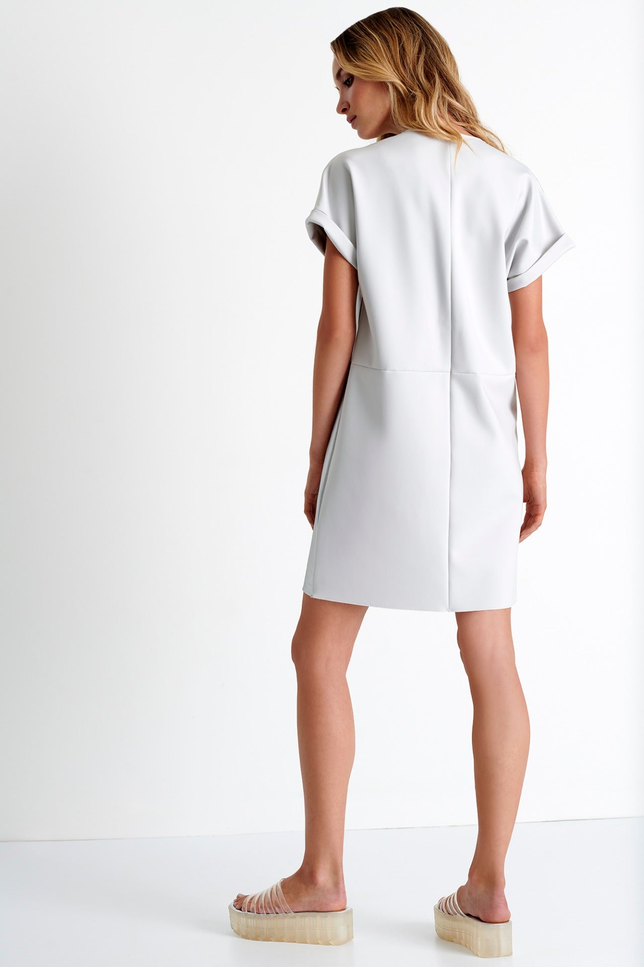 SHAN Plunging V Neckline Mini Dress - My Filosophy