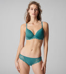 Simone Perele Caresse 3D Plunge BOREAL GREEN Bra 12A316* - My Filosophy