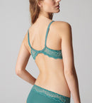 Simone Perele Caresse 3D Plunge BOREAL GREEN Bra 12A316* - My Filosophy
