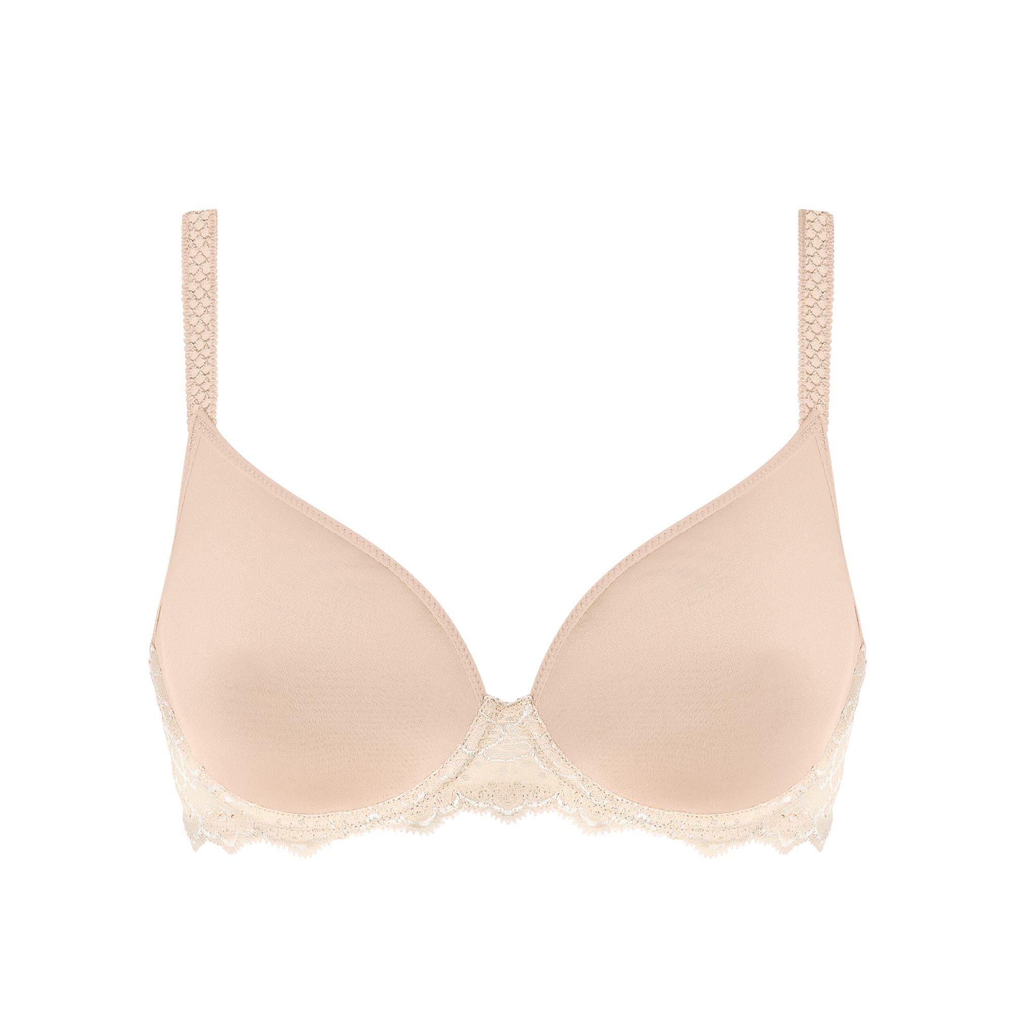 Simone Perele Caresse 3D Plunge Peau Rose Bra 12A316 - My Filosophy