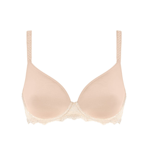 Simone Perele Caresse 3D Plunge Peau Rose Bra 12A316 - My Filosophy