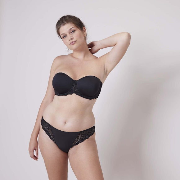 Simone Perele Caresse 3D Strapless 12A300 Black - My Filosophy