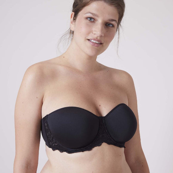 Simone Perele Caresse 3D Strapless 12A300 Black - My Filosophy