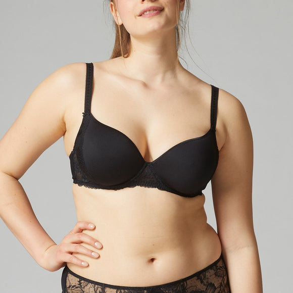 Simone Perele Promesse Black 3D Plunge Bra - My Filosophy