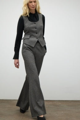 Iris Setlakwe Chevron Knit Pull on Pant